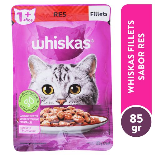 Alimento Whiskas Para Gato Pouch Res - 85gr