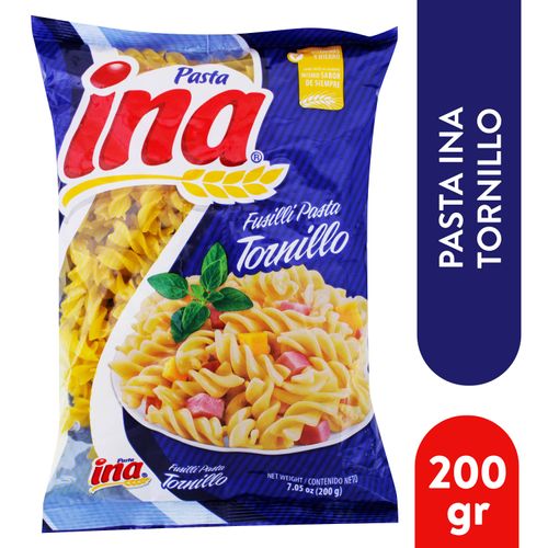 Pasta Tipo Tornillo Ina - 200gr