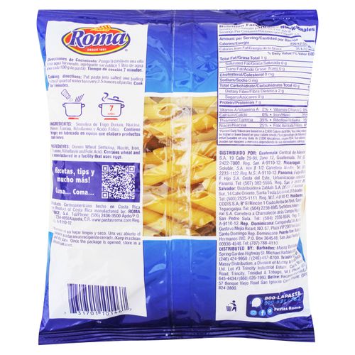 Pasta Roma Plumas - 200 g