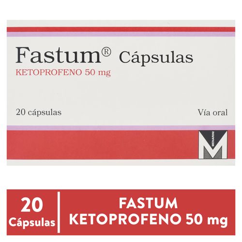 S-Fastum 50 Mg Capsulas