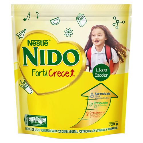 Leche En Polvo Nido Forticrece 720 Gr