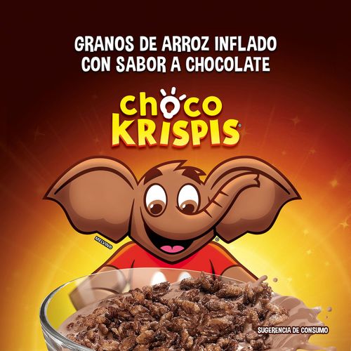 Cereal Kellogg's® Choco Krispis® Sabor A Chocolate - Cereal de Granos De Arroz Inflado 1 Caja-450gr