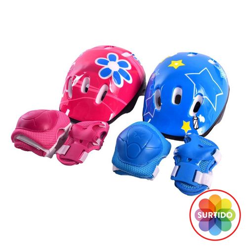 Casco y protecciones Athletic Works, para niños -5 pzas