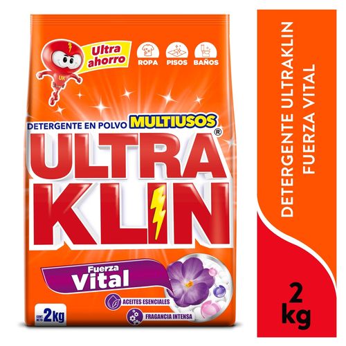 Detergente Ultraklin, Fuerza vital -2kg