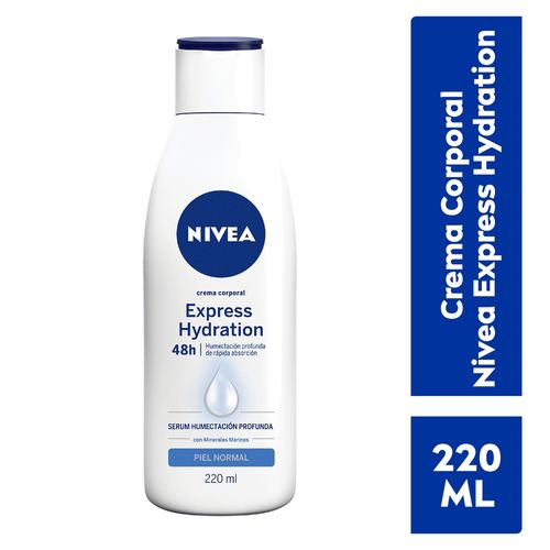 Crema Nivea Corporal Humectante Express Hidration-220 ml