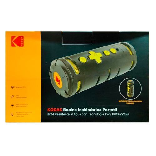 Bocina Kodak PWS2225B bluetooth portátil