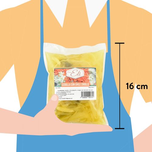 Cebolla Doña Eli Con Chile Criollo - 454 g