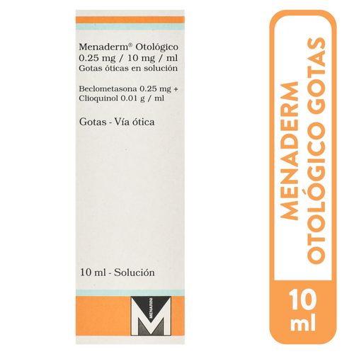 Menaderm Otologico Gotas 10Ml