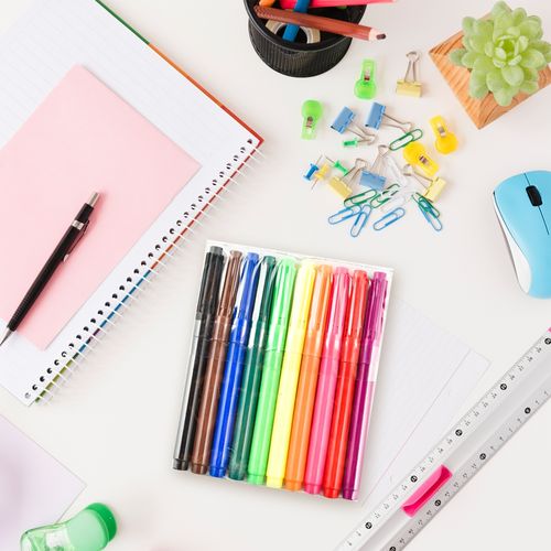 Marcadores infantiles Ofimak olor a frutas - 10 Uds