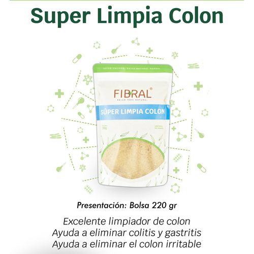Super Limpia Colon Fibral Bolsa - 220 g