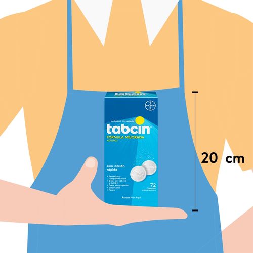 S Tabcin Nueva Formula 72 Tabletas  -Precio indicado por Unidad-