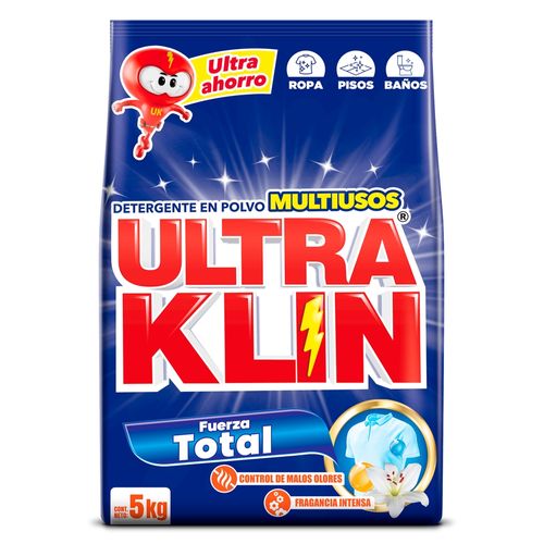 Detergente En Polvo Ultraklin Fuerza Total - 5000gr