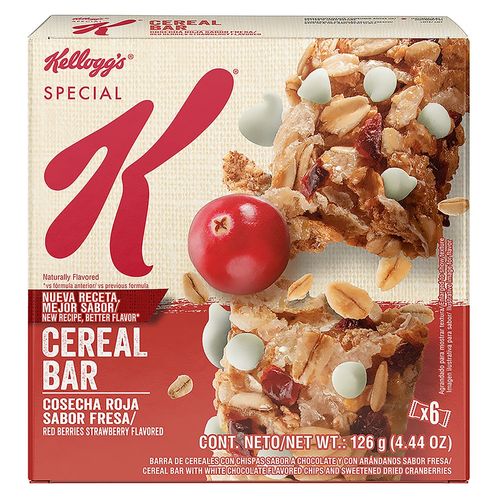 Barra Kelloggs Especial Cosecha Roja - 126gr