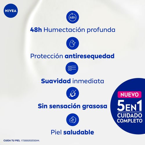 Crema Corporal Nivea Humectante Body Milk Nutritiva -1000 ml