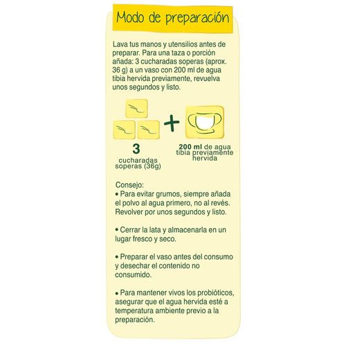 Leche Instantánea Nestlé NIDO 3+ Desarrollo Alimento Lácteo - 360 g