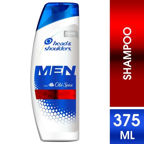 Shampoo Head & Shoulders Old Spice para Hombres, 375ml