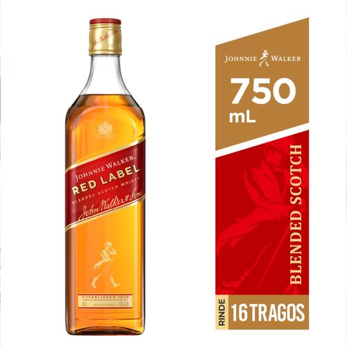 Whisky Johnnie Walker Red Label -750 ml