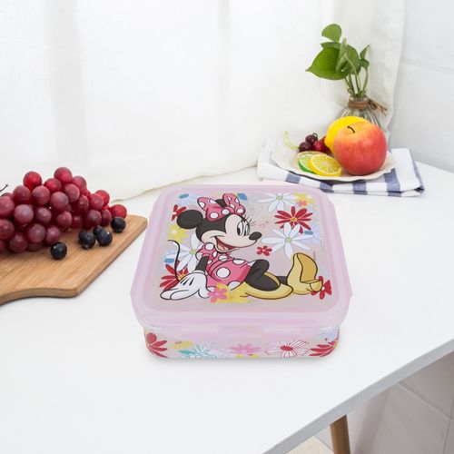 Recipiente Cuadrado 500 Ml Minnie Mouse