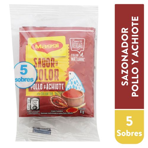 Pk Maggi Sabor Y Color Pollo Y Achio 1ea