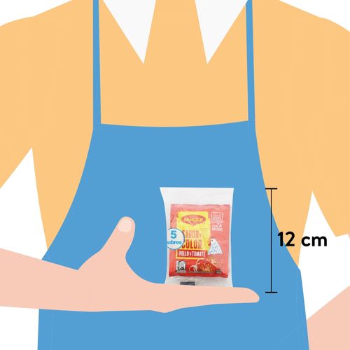 Pk Maggi Sabor Y Color Pollo Y Tomat 1ea