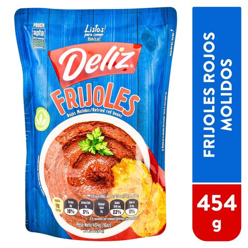 Deliz Frijoles Molidos Doy Pack 454Gr