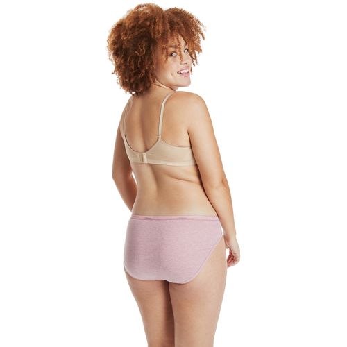 Panti Hanes, Corte Alto de Algodón, 6 pack surtido -Talla 6