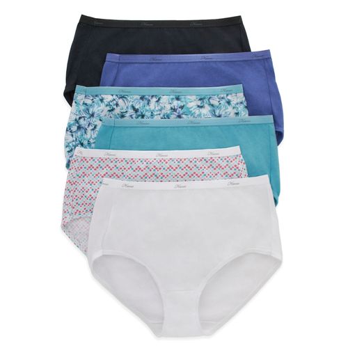 Panti Hanes, para Dama Cintura Alta, 6 pack Surtido -Talla 10