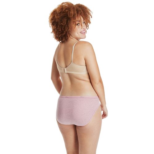 Panti Hanes, Corte Alto de Algodón, 6 pack surtido -Talla 8