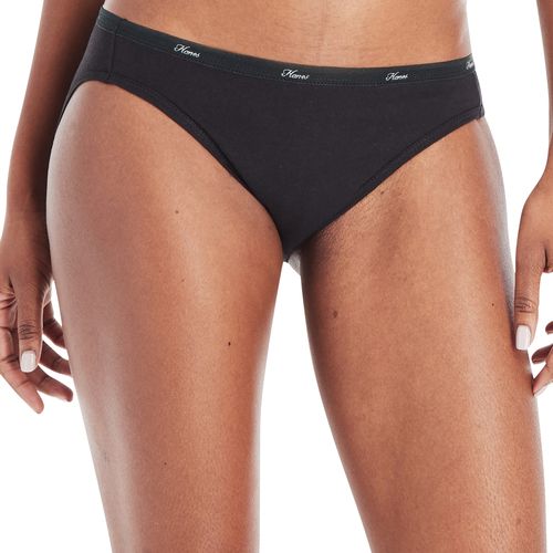 Bikini Hanes, Algodón para Mujer, 6 pack surtido -Talla 5