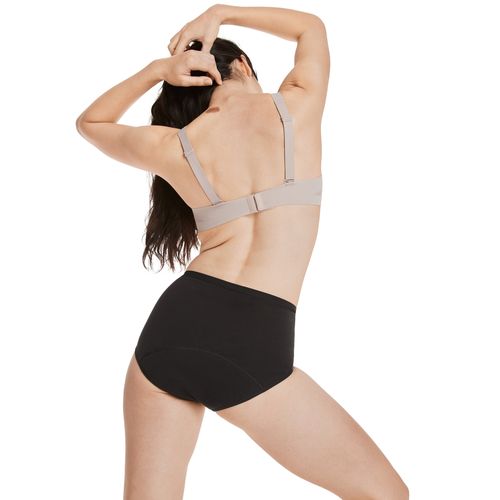 Panty Hanes, para mujer, de periodo flujo Moderado, 3 pack surtido -Talla 9