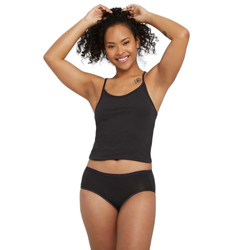 Hípster Hanes, de Periodo para mujer, flujo Moderado, 3 pack surtido -Talla 6