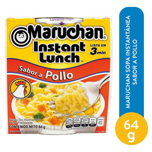 Sopa Maruchan Instantanea Ramen Pollo - 64gr