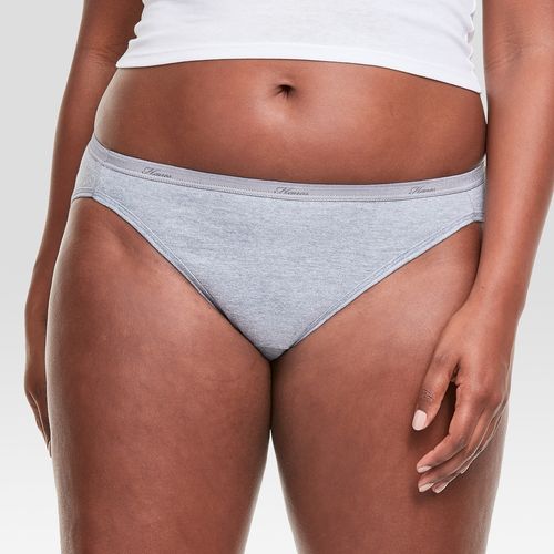 Bikini Hanes, Algodón para Mujer, 6 pack surtido -Talla 9