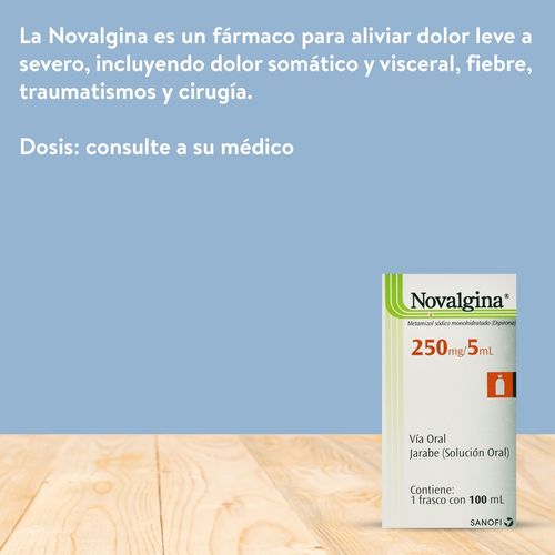 Jarabe Sanofi Novalgina 250Mg 100ml