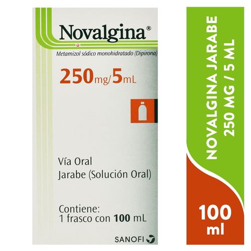 Jarabe Sanofi Novalgina 250Mg 100ml