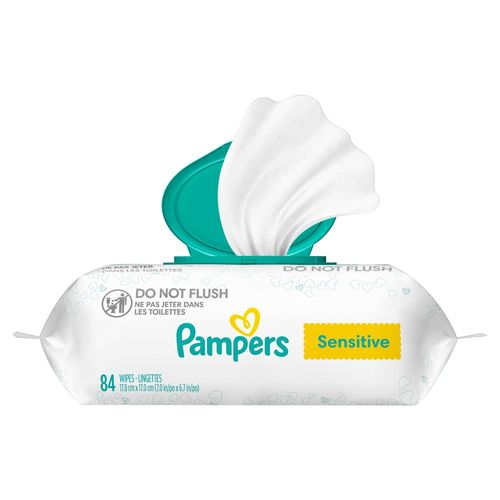 Toallitas Pampers Baby Wipes Sensitive Perfume Free - 84Uds