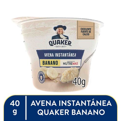 Avena Instantanea Quaker Banano 40Gr