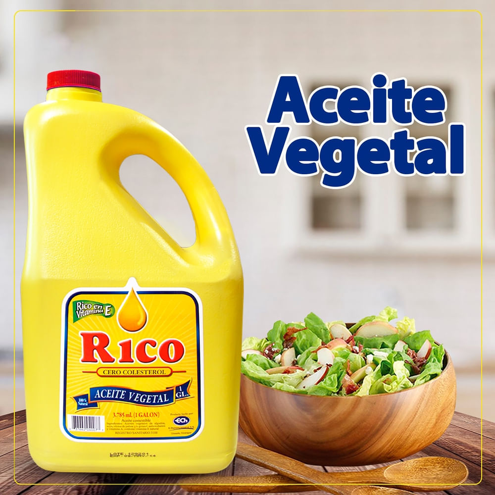 Comprar Aceite Rico vegetal -3785 ml | Walmart Nicaragua - La Unión ...