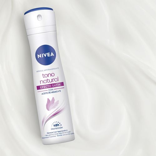 Desodorante Nivea en Spray Femenino Tono Natural Efecto Satín - 150 ml