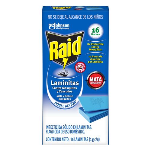 Laminita Repuesto Raid 16 Unidades