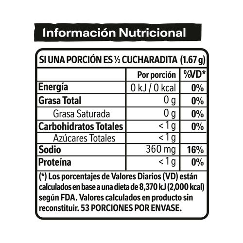 Sazonador Maggi completo de la huerta frasco - 90 g