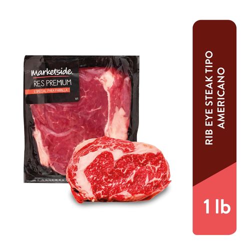 Rib Eye Especial De Res Don Cristobal Marketside, Precio indicado por libra