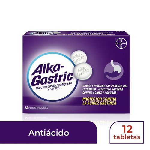 Alka Gastric X 12 Tabletas Masticables