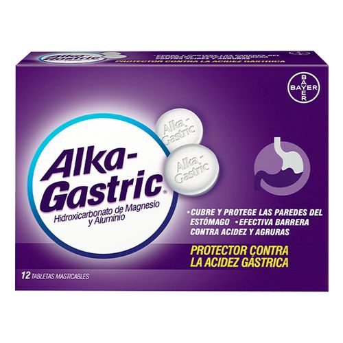 Alka Gastric X 12 Tabletas Masticables