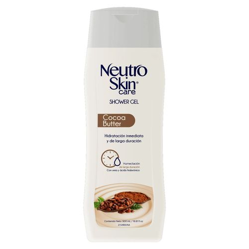 Gel para baño Neutroskin frangancia a cocoa hidratación inmediata - 500 ml