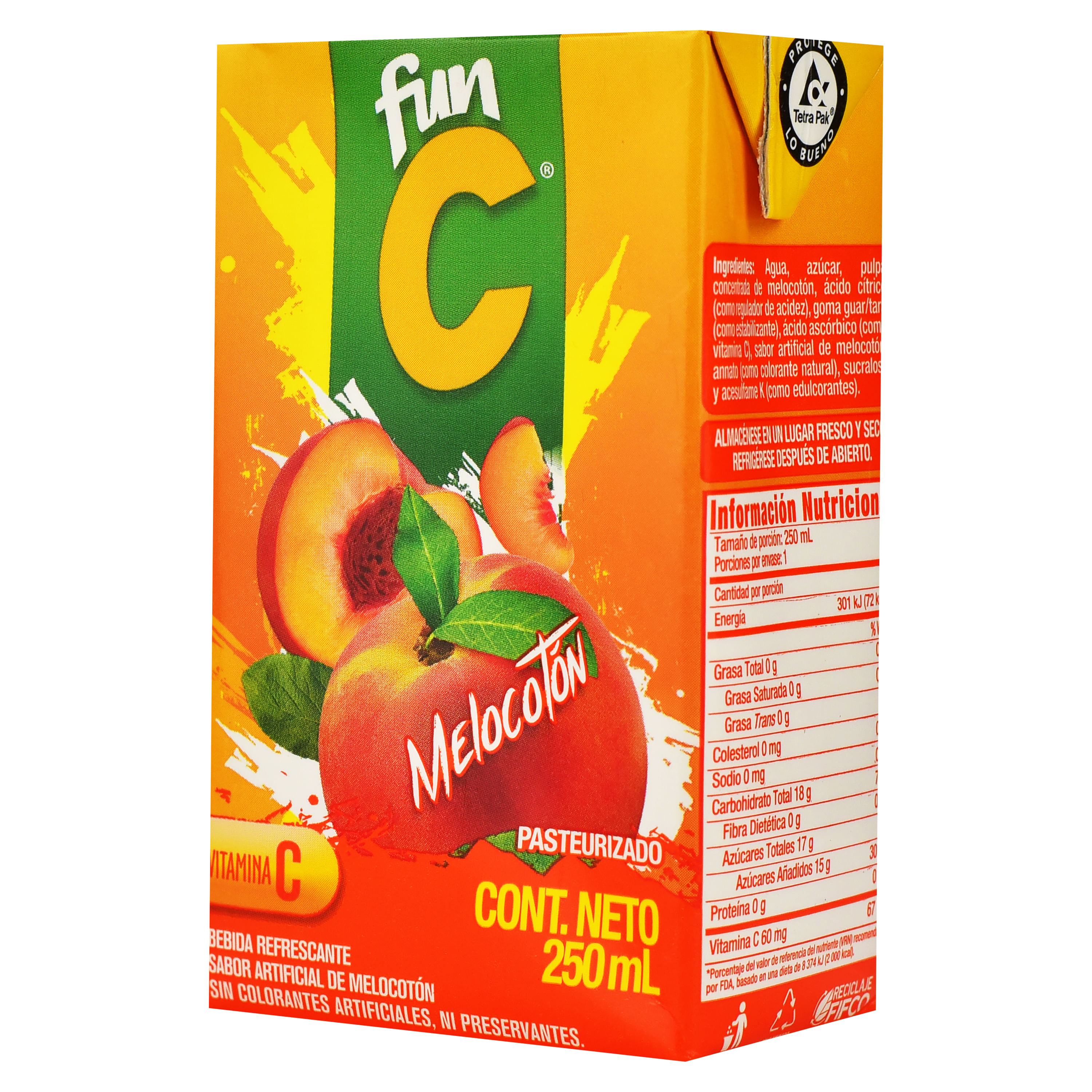 Comprar Refresco Fun C Melocoton 250 Ml | Walmart Nicaragua