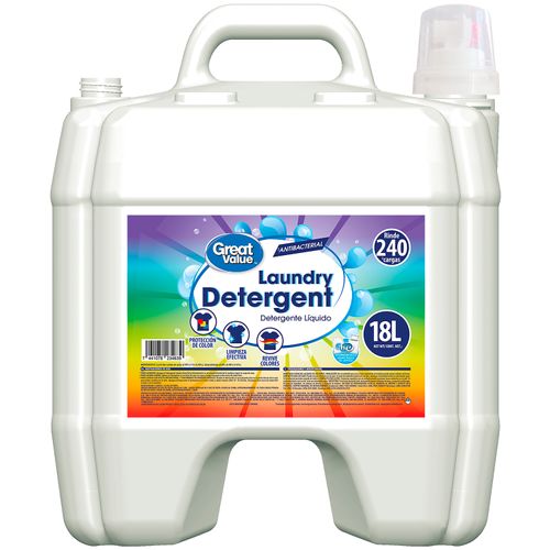 Detergente Liquido Great Value 18 L