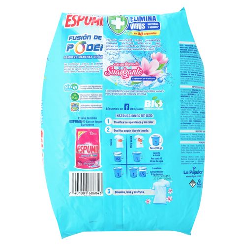 Detergente en Polvo Espumil Frescura - 2000 g