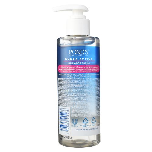 Limpiador facial Pond's con ácido hialurónico - 200 ml