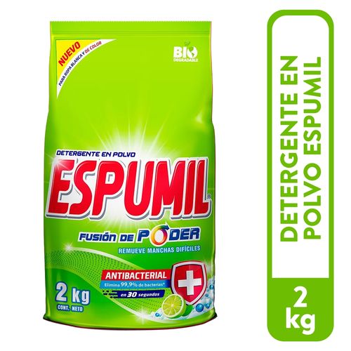 Detergente Espumil En Polvo Explosion De Limpieza Con Aroma Citric- 2000gr